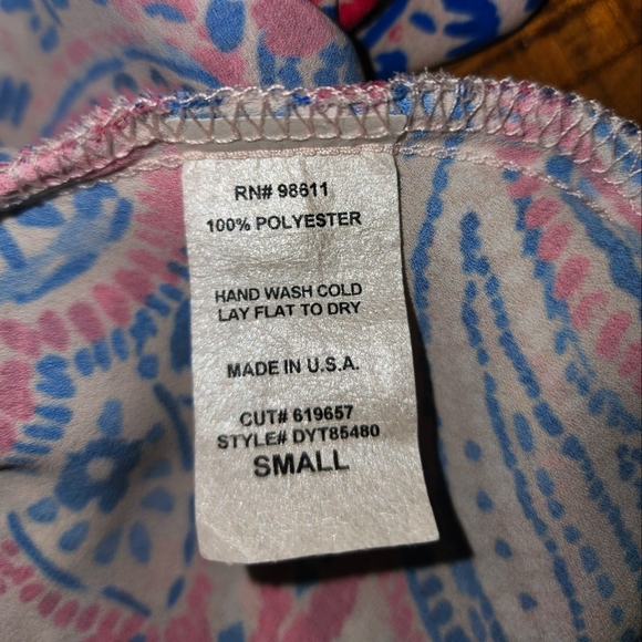 ** 2/$15 ** Eight Sixty Boho Paisley v-neck balloon sleeve blouse - Picture 3 of 6